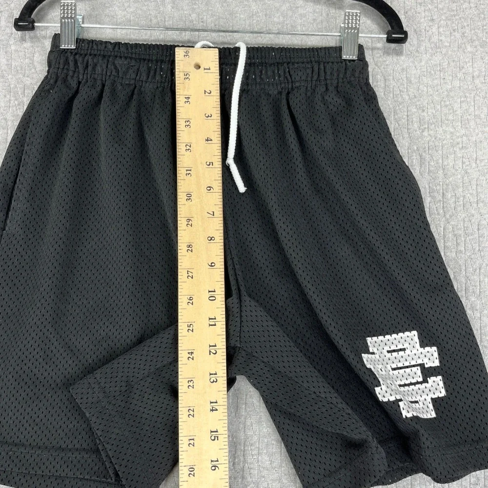 Eric Emanuel Mesh Shorts Mens Large Black EE Logo Basic Basketball Streetwear